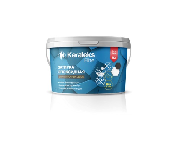 Эпоксидная двухкомпонентная затирка Kerateks, 1 кг